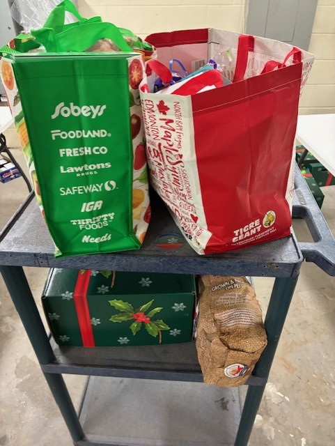 Mill Cove Sobeys, Irving, Bedford Giant Tiger and Bedford Lions Club holiday donation